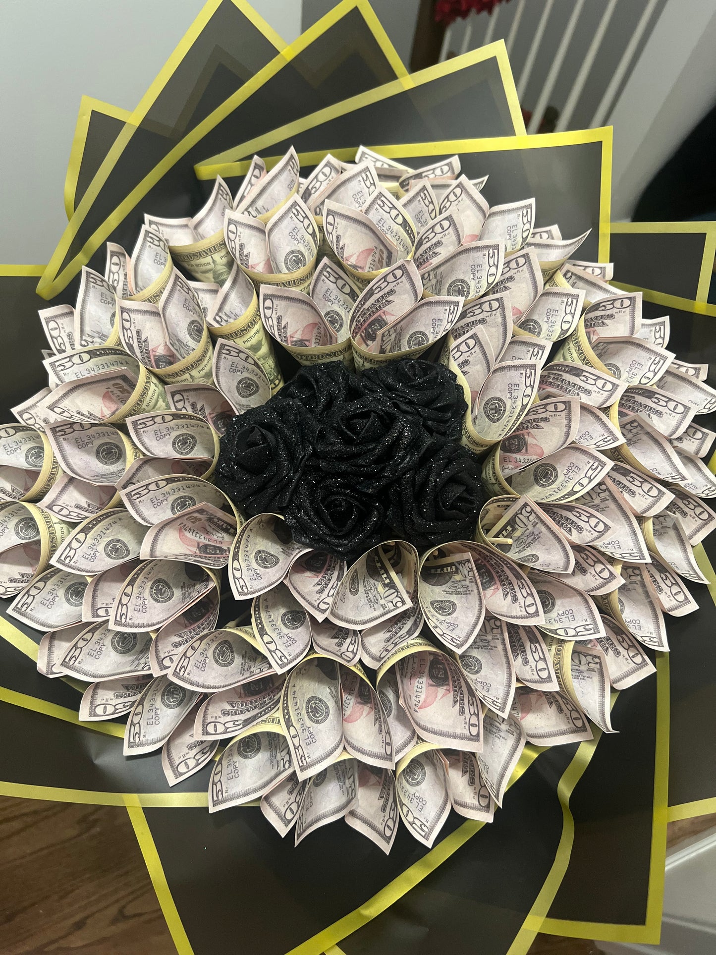 Rose and Money Bouquet